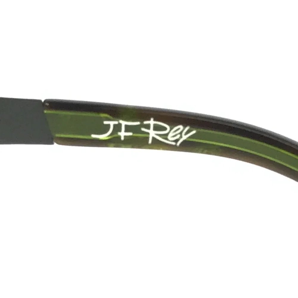 J.F. Rey Eyeglasses Frames JF2599 4646 Gray Textured Ribbed Square 53-18-130